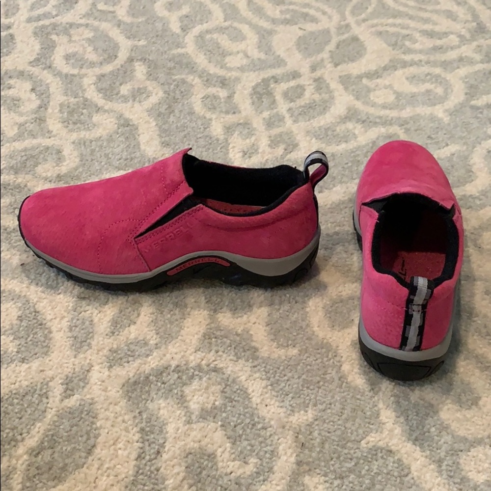 Merrell Kid’s Pink Jungle Moc Shoes